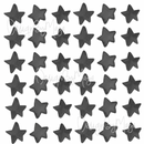 Chunky Blue and Yellow Stars - Fabric Nursery Wall Art Decals