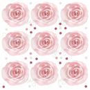 Taffy Pink Peony Roses - Fabric Nursery Wall Art Decals