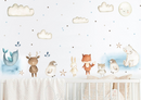 Cute Arctic Friends Decals - Fabric Nursery Wall Art Decals