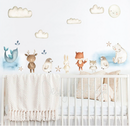 Cute Arctic Friends Decals - Fabric Nursery Wall Art Decals