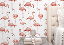 Blush Pink Flamingos - Nursery Wall Decor Wallpapers