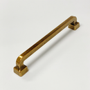 Mission Drawer Pull "Capri" in Antique Brass