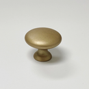 Round "Capri" Brushed Gold Cup Drawer Pull, Ring Pull or Cabinet Knob