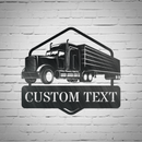 Semi Truck Monogram V2