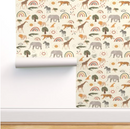 Savannah Safari Friends - Nursery Wall Decor Wallpapers