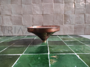 Unlacquered copper showerhead - Dommed Style