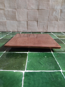 Unlacquered copper showerhead - Square Style