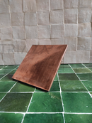Unlacquered copper showerhead - Square Style