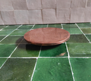 Unlacquered copper showerhead - Flat Round Style