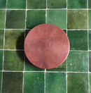 Unlacquered copper showerhead - Flat Round Style