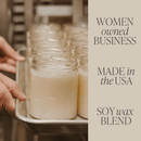 Candy Cane and Cocoa Soy Candle - Clear Jar - 9 oz (Hot Cocoa and Peppermint)