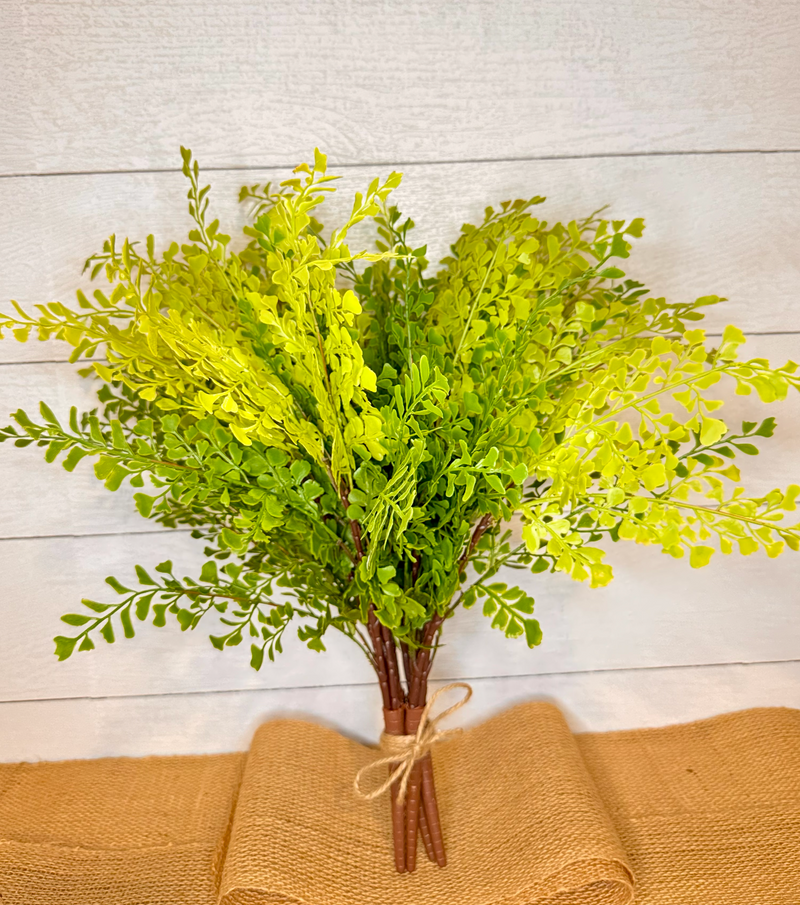 Real Touch Artificial Maidenhair Fern- Bundle of 4