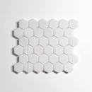 Crystal White Polished Hexagon Mosaic Marble Tile