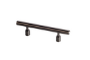 Lew’s Round Bar Series Black Stainless Steel Cabinet Knobs and Pulls