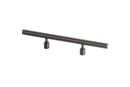 Lew’s Round Bar Series Black Stainless Steel Cabinet Knobs and Pulls