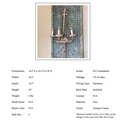 Lovecup Classic Electric Wall Sconce L80913