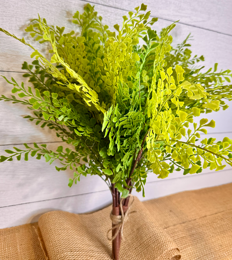 Real Touch Artificial Maidenhair Fern- Bundle of 4