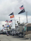 26' Fiberglass Telescoping RV Flagpole | Poles and Holders