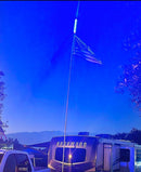 RV Flagpole Kit – Telescoping Pole + Ladder Mount + Camp Locator Kit | Poles and Holders