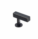 Lew's Square Bar Cabinet Knobs and Handles in Oil Rubbed Bronze