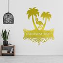 Flamingo monogram
