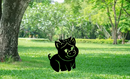 Piggy Garden Stakes - Metal Art