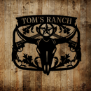 Bull Skull Monogram