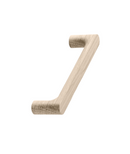 Untreated Oak Wood "Pinta" Cabinet Knob and Drawer Pulls