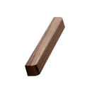 Walnut Wood "Degree" Cabinet Knob and Cup Drawer Pulls