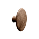 Walnut Wood "Degree" Cabinet Knob and Cup Drawer Pulls
