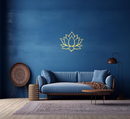 Lotus Flower Metal Wall Art – Zen Botanical Meditation Home Decor