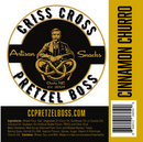Cinnamon Churro Flavored Pretzels | Pack of 2 | 10 oz | Criss Cross Pretzel Boss