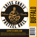 Buffalo Flavored Pretzels | Pack of 2 | 10 oz | Criss Cross Pretzel Boss