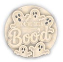 Unfinished Wood You've Been Boo'd Door Sign Kit | Wood Craft Cutouts | 1/4" Thick |