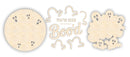 Unfinished Wood You've Been Boo'd Door Sign Kit | Wood Craft Cutouts | 1/4" Thick |