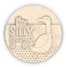 Unfinished Wood Silly Goose Door Sign Kit | Wood Craft Cutouts | 1/4" Thick |