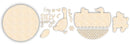 Unfinished Wood Silly Goose Door Sign Kit | Wood Craft Cutouts | 1/4" Thick |