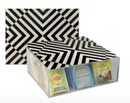 Tea Box Small - Black and White