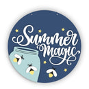 Unfinished Wood Summer Magic Firefly Door Sign Kit | Wood Craft Cutouts | 1/4" Thick |