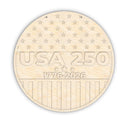 Unfinished Wood USA 250 Door Sign Kit | Wood Craft Cutouts | 1/4" Thick |