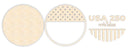 Unfinished Wood USA 250 Door Sign Kit | Wood Craft Cutouts | 1/4" Thick |