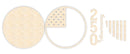 Unfinished Wood 250th Anniversary Door Sign Kit | Wood Craft Cutouts | 1/4" Thick |