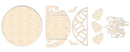 Unfinished Wood Trick or Treat Door Sign Kit | Wood Craft Cutouts | 1/4" Thick |