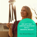 Gift Bundle - Serenity Memorial Wind Chimes - Memorial Heart Included 32”