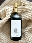 SALE | I Am Kind Black Glass Dispenser | 16 oz | Plains + Simple