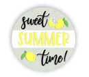 Unfinished Wood Lemon Sweet Summertime Door Sign Kit | Wood Craft Cutouts | 1/4" Thick |