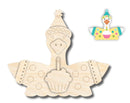 NEW Unfinished Wood Layered Holiday Geese Shelf Sitter | 8" Wide| 1/2" and 1/4" Wood | Wood Craft DIY