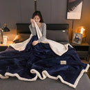 DecorBites™ Cozy Autumn Blanket for Sofa Bed, Soft Warmth Single Double Blanket