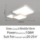 DecorBites™ LED Acrylic Chandelier - Modern Indoor Lighting for Bedroom Kitchen Living Room