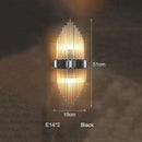 DecorBites™ Crystal Strip LED Wall Lamp for Living Room, Bedroom, Study, Balcony Lighting